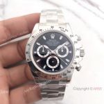 New Upgraded SS Black Dial Replica ROLEX DAYTONA Watch_th.jpg